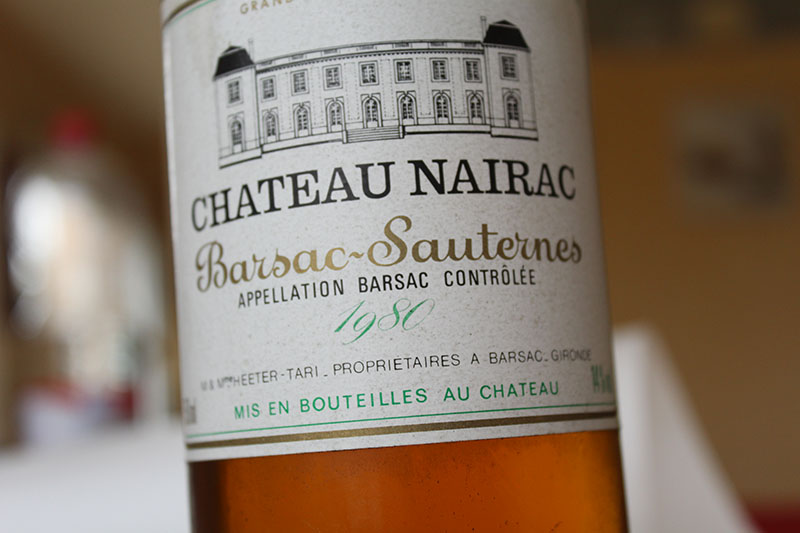 barsac chateau Nairac